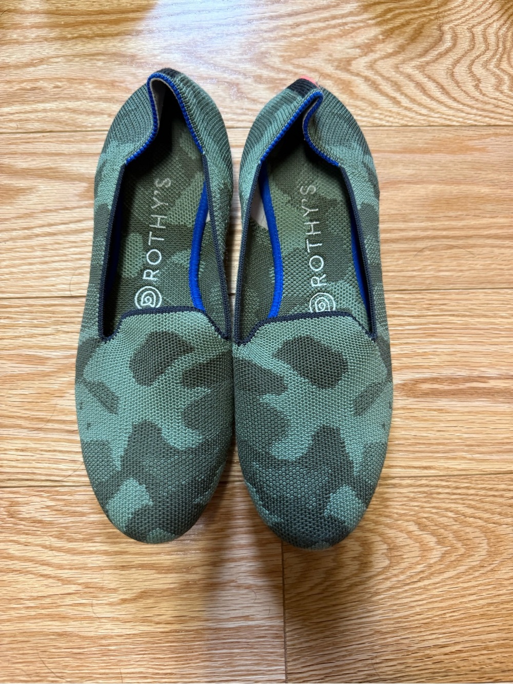 Rothy's Green Camo Loafers
